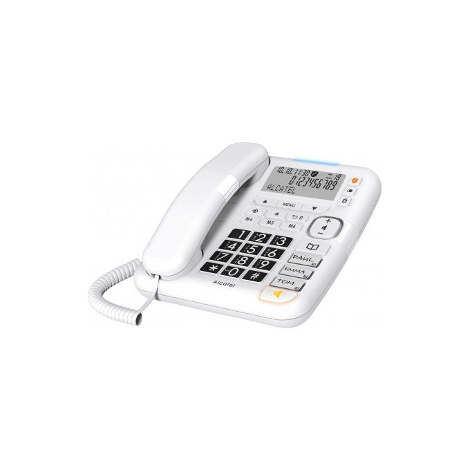 Alcatel TMAX 70 Telefono Fisso Analogico Bianco