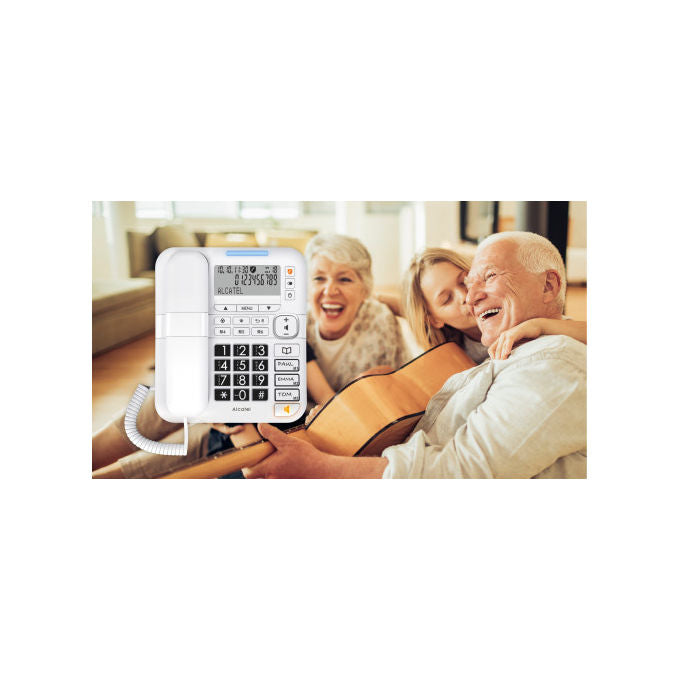 Alcatel TMAX 70 Telefono Fisso Analogico Bianco