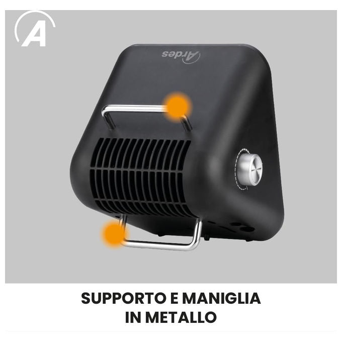 Ardes Iconiq AR4P21B termoventilatore ceramico 1500W