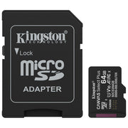 Kingston Technology MicroSDXC 64GB Canvas Select Plus con adattatore SD
