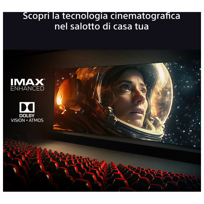 Sony K55XR8APAEP BRAVIA 8A TV OLED 55'' 4K Ultra HD Smart Google TV Acoustic Surface Audio+ colore Nero