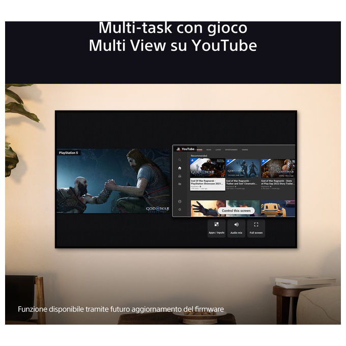 Sony K55XR8APAEP BRAVIA 8A TV OLED 55'' 4K Ultra HD Smart Google TV Acoustic Surface Audio+ colore Nero