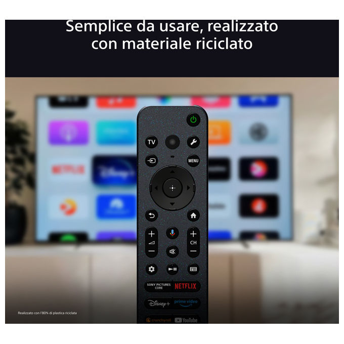 Sony K55XR8APAEP BRAVIA 8A TV OLED 55'' 4K Ultra HD Smart Google TV Acoustic Surface Audio+ colore Nero