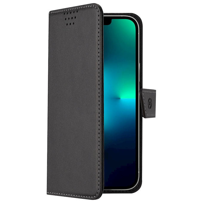 Celly Custodia Portafoglio Similpelle Nera iPhone 17 Pro Max Magsafe