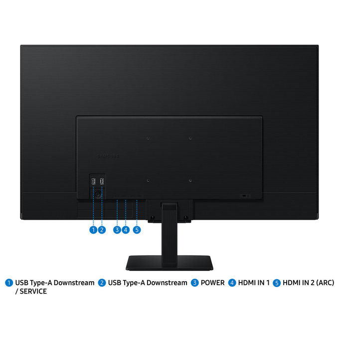 Samsung LS32FM500EUXEN Smart Monitor M5 32'' Full HD VA 60Hz 4ms Wi-Fi Bluetooth Tizen Altoparlanti colore Nero