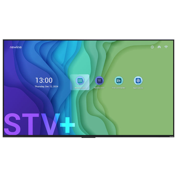 Newline STV+ 65'' Pannello Segnaletica Digitale 4K Ultra HD Nero
