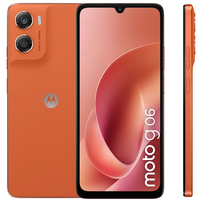 Motorola Moto G06 4GB 256GB 5200mAh Arancione Doppia SIM