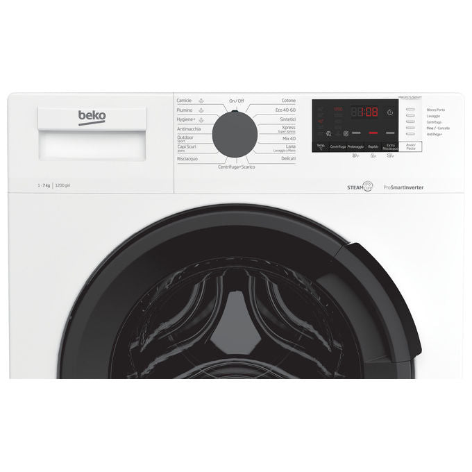 BEKO MWUXS71282AI-IT Lavatrice Slim 7kg Classe a 1200 giri