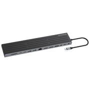 Conceptronic DONN32B Docking Station USB 3.2 Grigio Argento