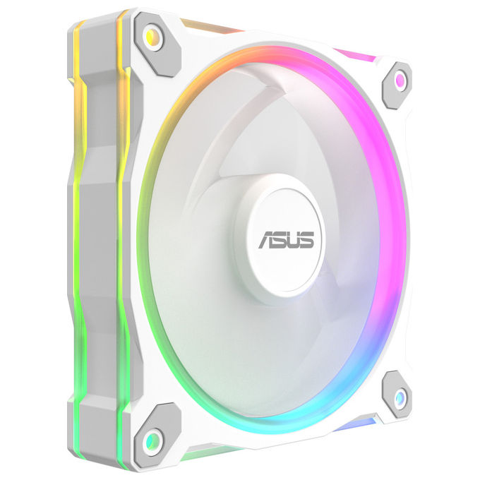 ASUS Prime MR120 Ventola ARGB Bianca, 12cm