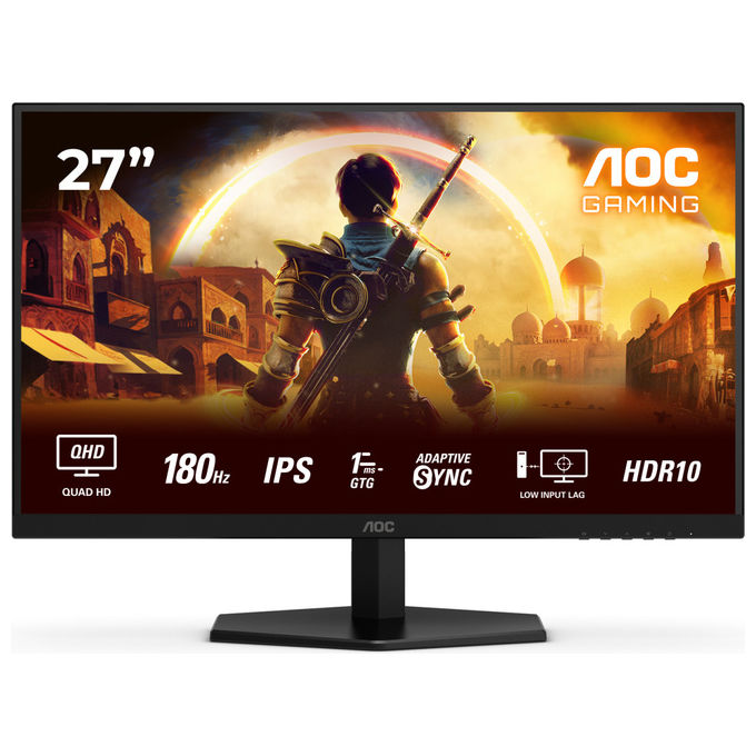 Aoc Monitor Gaming Qhd 27'' G4 Q27G42XE Nero Rosso