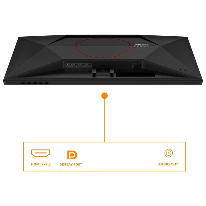 Aoc Monitor Gaming Qhd 27'' G4 Q27G42XE Nero Rosso