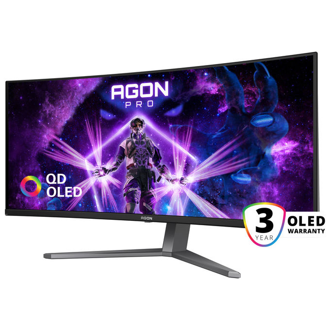 AOC Agon Pro AG346UCD monitor gaming curvo qd-oled 34 pollici