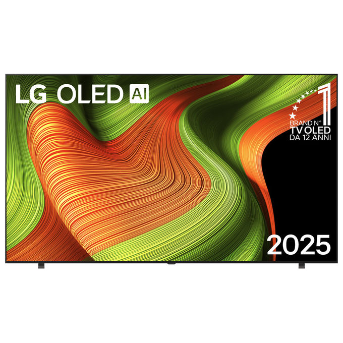 LG OLED83B56LA Serie B5 Smart TV OLED 83'' 4K Ultra HD webOS 25 Processore α8 Gen2 Dolby Vision Atmos 4 HDMI 2.1 120Hz VRR colore Nero