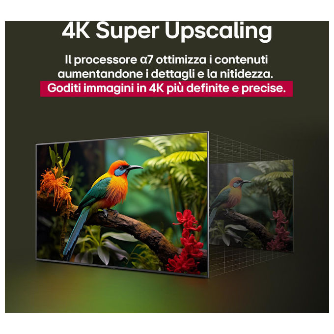 LG 86UA75006LA Smart TV 86'' 4K UHD Processore α7 Gen8 webOS HDR10 Filmmaker Mode VRR