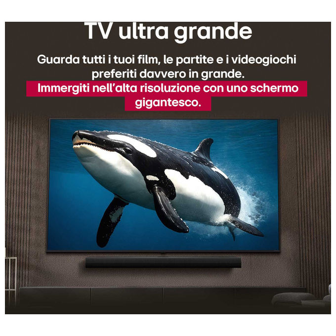 LG 86UA75006LA Smart TV 86'' 4K UHD Processore α7 Gen8 webOS HDR10 Filmmaker Mode VRR