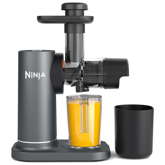 Ninja JC151EU Cold Press NeverClog Estrattore di Succo a Freddo 1200 W Caraffa 700 ml Total Pulp Control colore Grigio