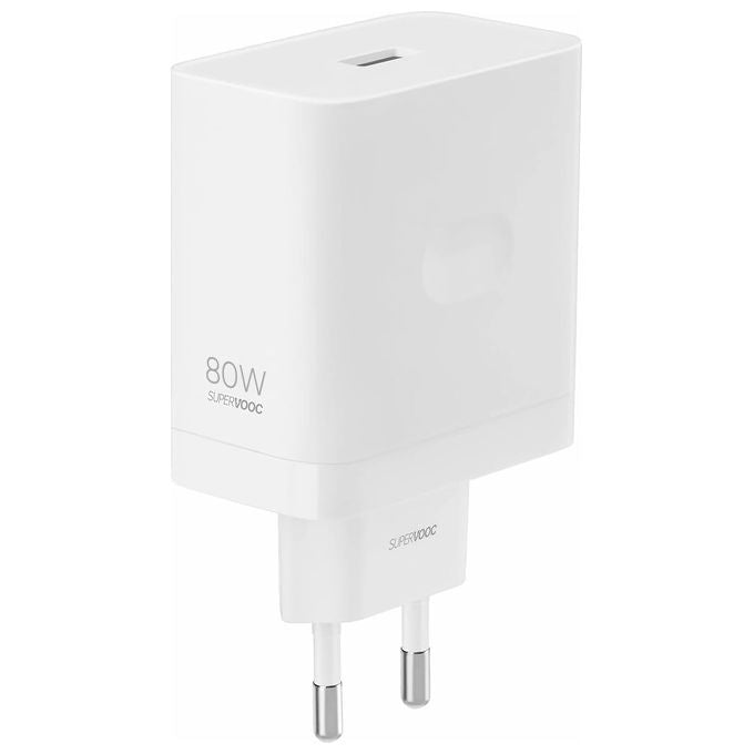 Realme Supervooc 80W Dual Port Caricabatterie Bianco