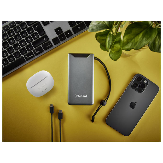 Intenso Power Bank 20000 mAh Polimeri di Litio Grigio