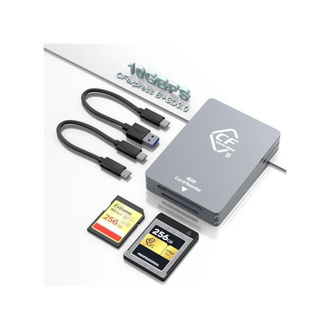 Equip Lettore Schede CFexpress Tipo B USB-C e A 10Gbps