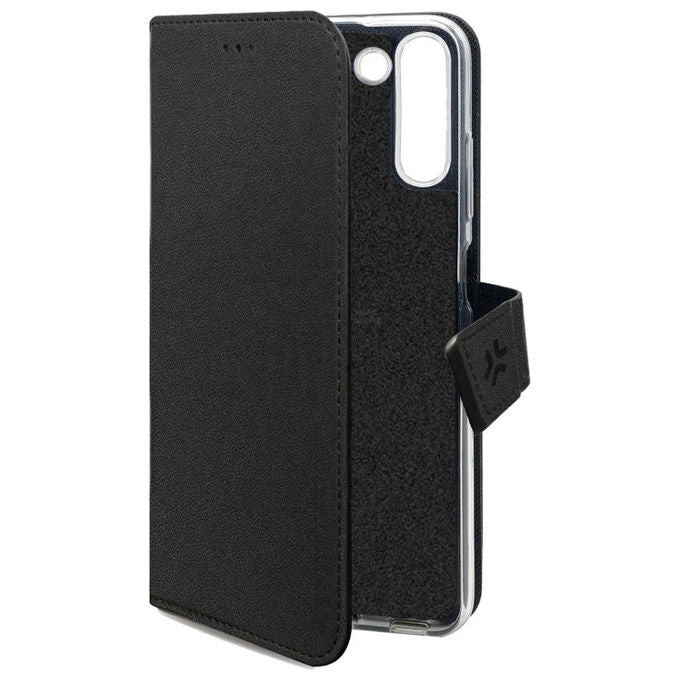 Celly Custodia Portafoglio Similpelle Nera per Samsung Galaxy A56 5G
