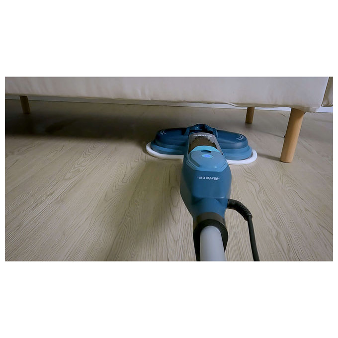 Ariete 4178 Dual Steam Scrub Scopa a vapore con panni rotanti 1200W serbatoio 400 cc 2 velocita' 30 min colore Blu