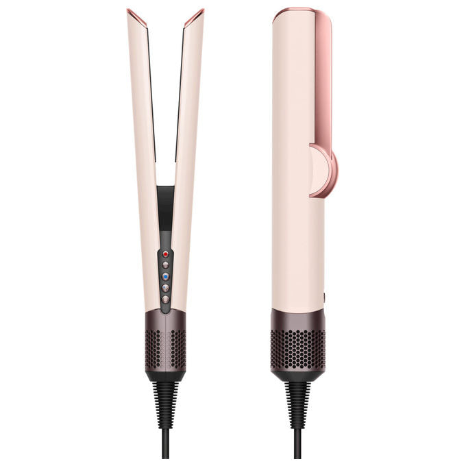 Dyson HT01 Airstrait Piastra Asciugacapelli 1600W Wet to Dry Flusso Aria 45° 3 Temperature colore Cipria Oro Rosa