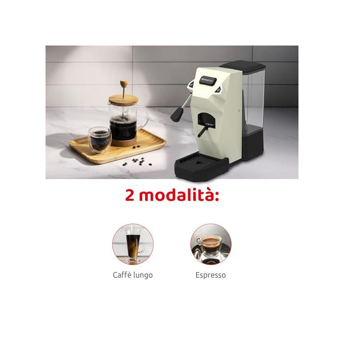 Melchioni, Macchina Caffe' a Cialde Cialdina, 15 Bar, 1 Litro, 550W