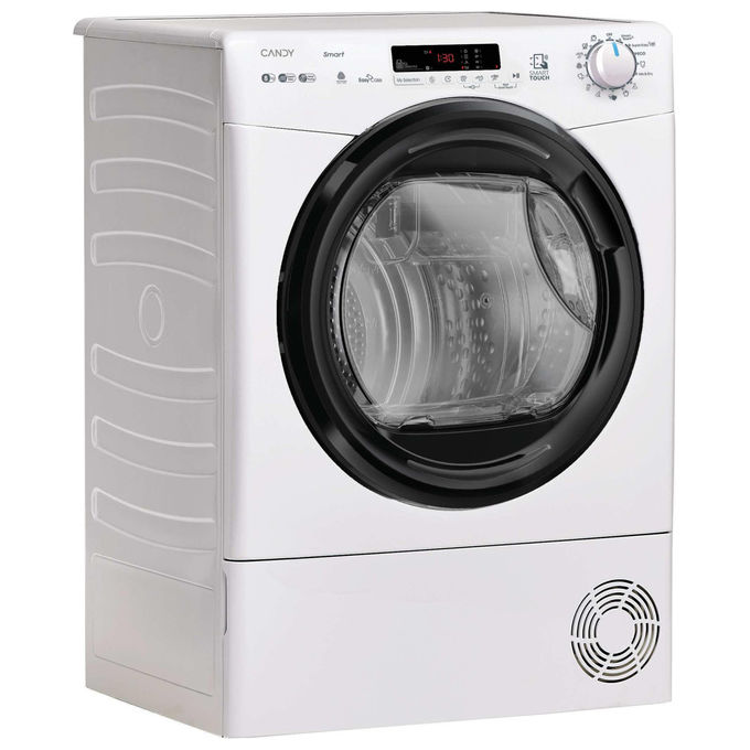 Candy CS EH8N1DBE-S Smart Asciugatrice Pompa di Calore 8 Kg Classe E NFC 15 Programmi (85x59.6x60.7 cm) colore Bianco