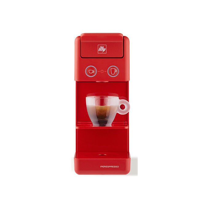 Illy, Macchina Caffe' a Capsule Iperespresso Y3.3, Rossa