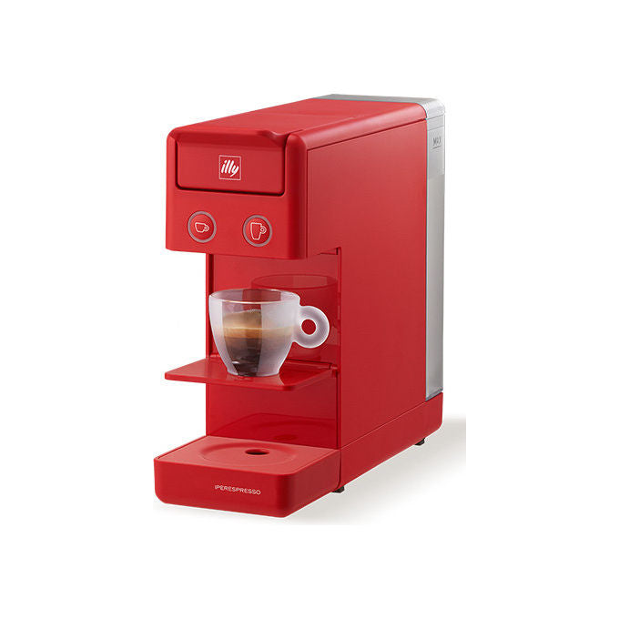 Illy, Macchina Caffe' a Capsule Iperespresso Y3.3, Rossa