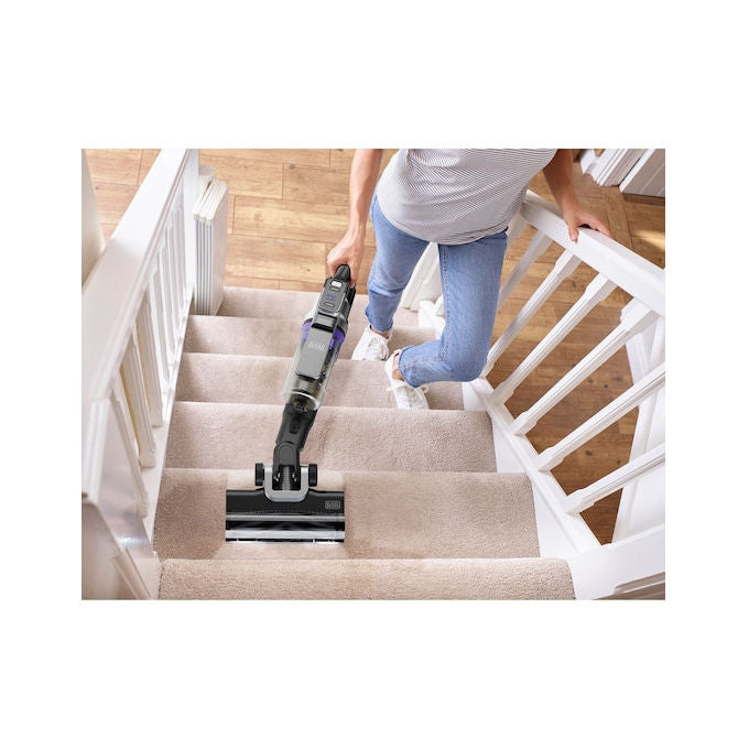 Black and Decker BSV520BRP-QW Scopa Elettrica Senza Filo, Nero