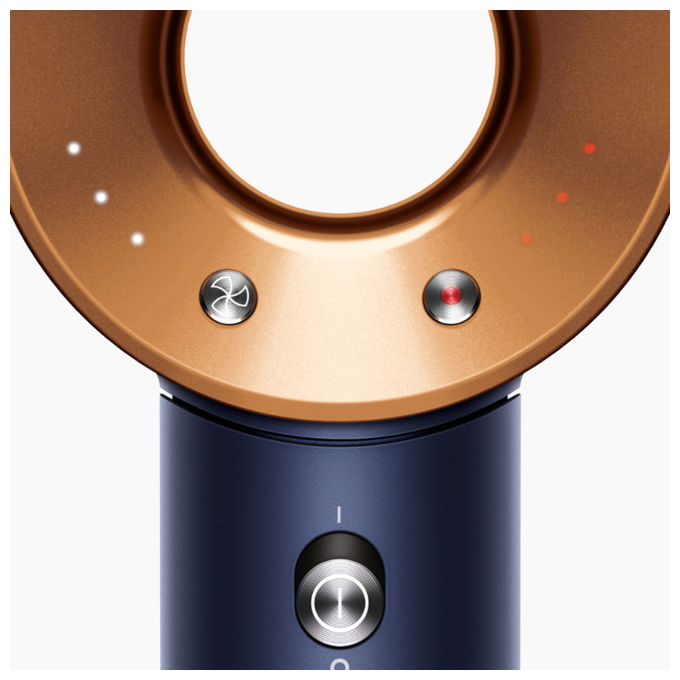 Dyson Supersonic HD07 Asciugacapelli Blu e Rame