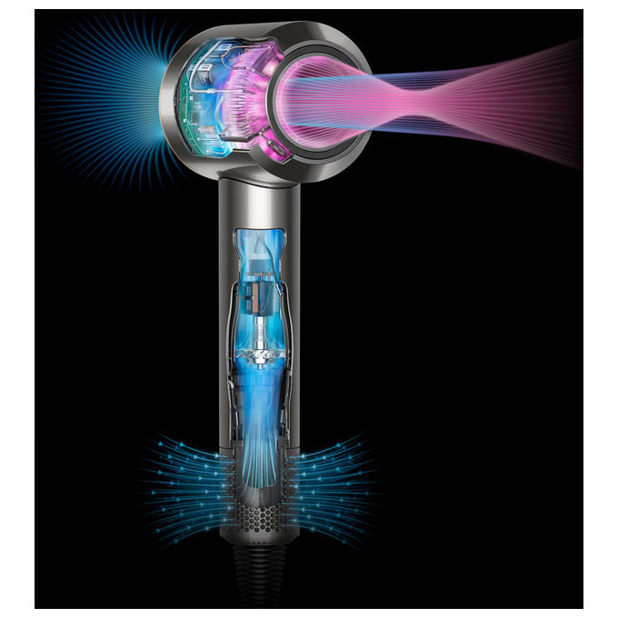Dyson Supersonic HD07 Asciugacapelli Blu e Rame