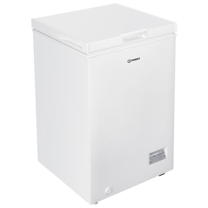Indesit INCF 984 E Congelatore a Pozzetto 98 L 85 cm Classe E 40 dB Raffreddamento Statico colore Bianco