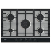 Haier HAHG7W5XH Piano Cottura a Gas 74.5 cm Acciaio Inox 5 Bruciatori