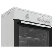Indesit I6GGKMW Cucina a Gas 60 cm 4 Fuochi Forno a Gas 64 L Classe A Timer SteamandClean (85x60x60 cm) colore Bianco