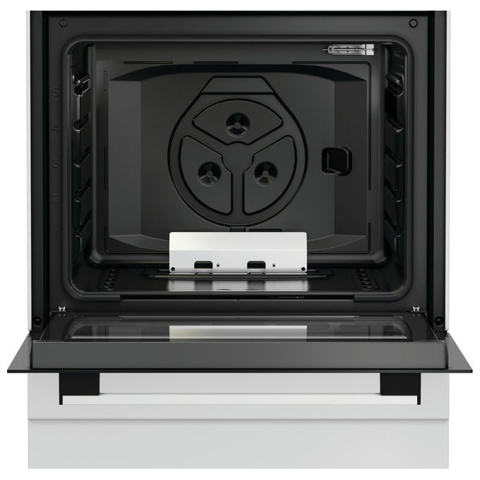 Indesit I6GGKMW Cucina a Gas 60 cm 4 Fuochi Forno a Gas 64 L Classe A Timer SteamandClean (85x60x60 cm) colore Bianco