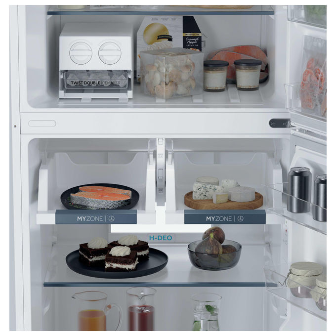 Haier HPR5718ENPW Frigorifero 2 Porte 464 L 185 cm Classe E 38 dB No Frost colore Bianco