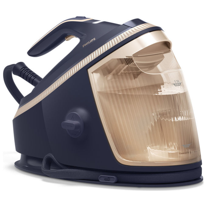 Philips PSG7300-20 PerfectCare Serie 7000 Ferro da Stiro con Caldaia 8,5 bar 650 g-min 3120 W TurboPower OptimalTEMP SteamGlide Elite colore Blu
