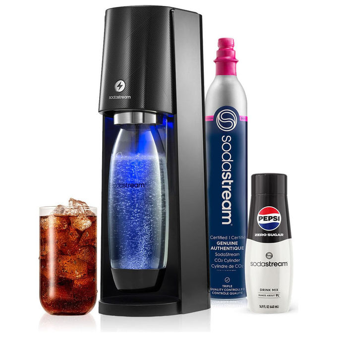 Sodastream Terra Black Starter KIT_ con Pepsi Regular
