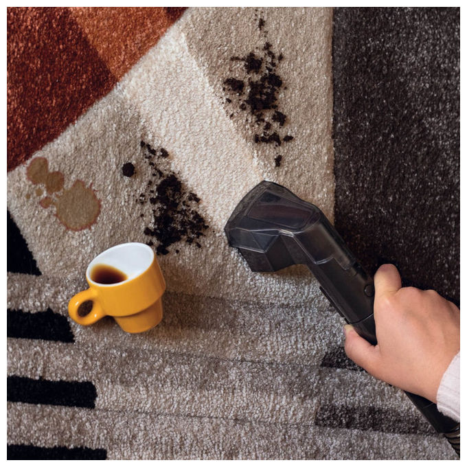 Ariete 2482 Spot Cleaner Heat Pro Aspirapolvere Lavatappeti 750W doppio serbatoio 1.1L IPX4 80 dB colore Nero