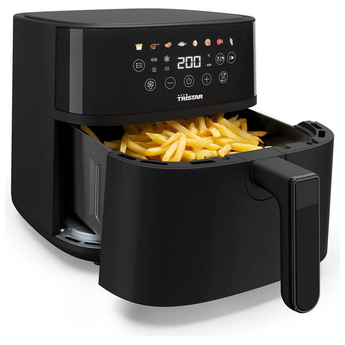Tristar FR-9060 Friggitrice ad aria 6 L 1700 W 8 programmi display LED touchscreen colore Nero