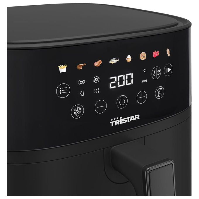 Tristar FR-9060 Friggitrice ad aria 6 L 1700 W 8 programmi display LED touchscreen colore Nero