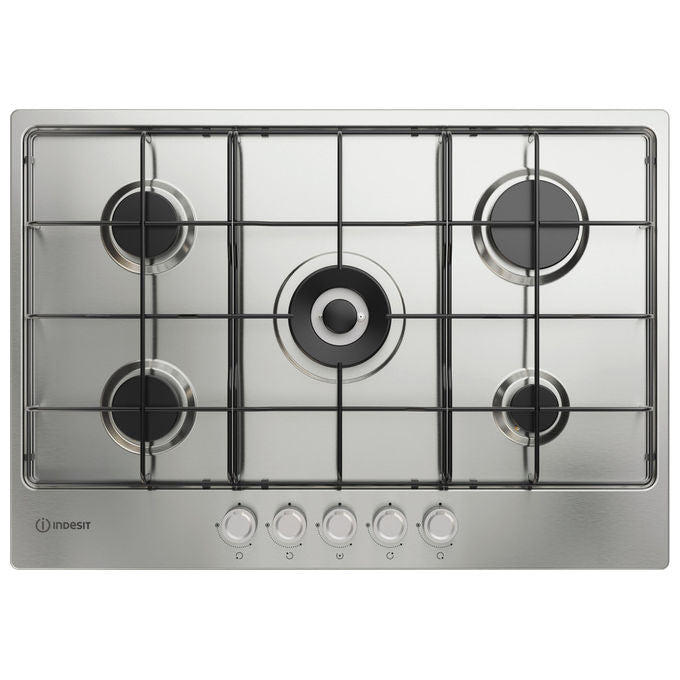 Indesit THP 752 Piano Cottura a Gas Inox 75cm 5 Fuochi