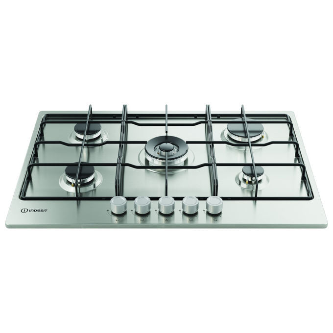 Indesit THP 752 Piano Cottura a Gas Inox 75cm 5 Fuochi