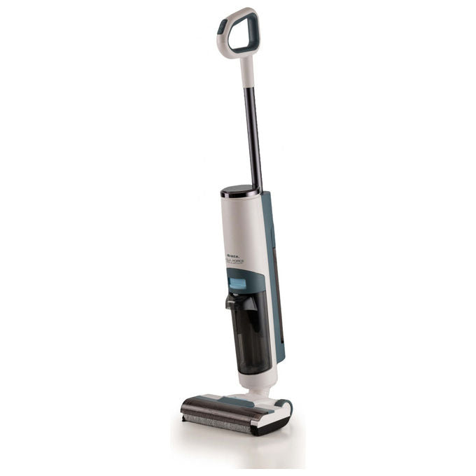 Ariete 2483 Aqua Force Aspirapolvere Lavapavimenti Cordless 2in1 Secco e Bagnato Filtro HEPA 220W 35 min colore Bianco Azzurro