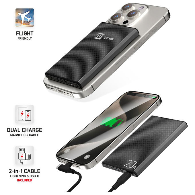 Tele System Power Bank MagSafe 5000mAh TSPB005 Caricatore Wireless