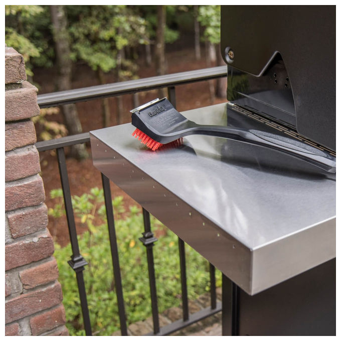 Char-Broil Cool Clean Premium Spazzola per Pulizia Grill Nero-Rosso