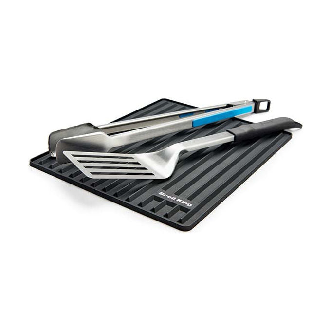 Broil King Tappetino Silicone Nero per BBQ 35x27cm
